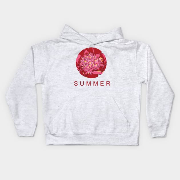 Summer #11 Kids Hoodie by Olga Berlet